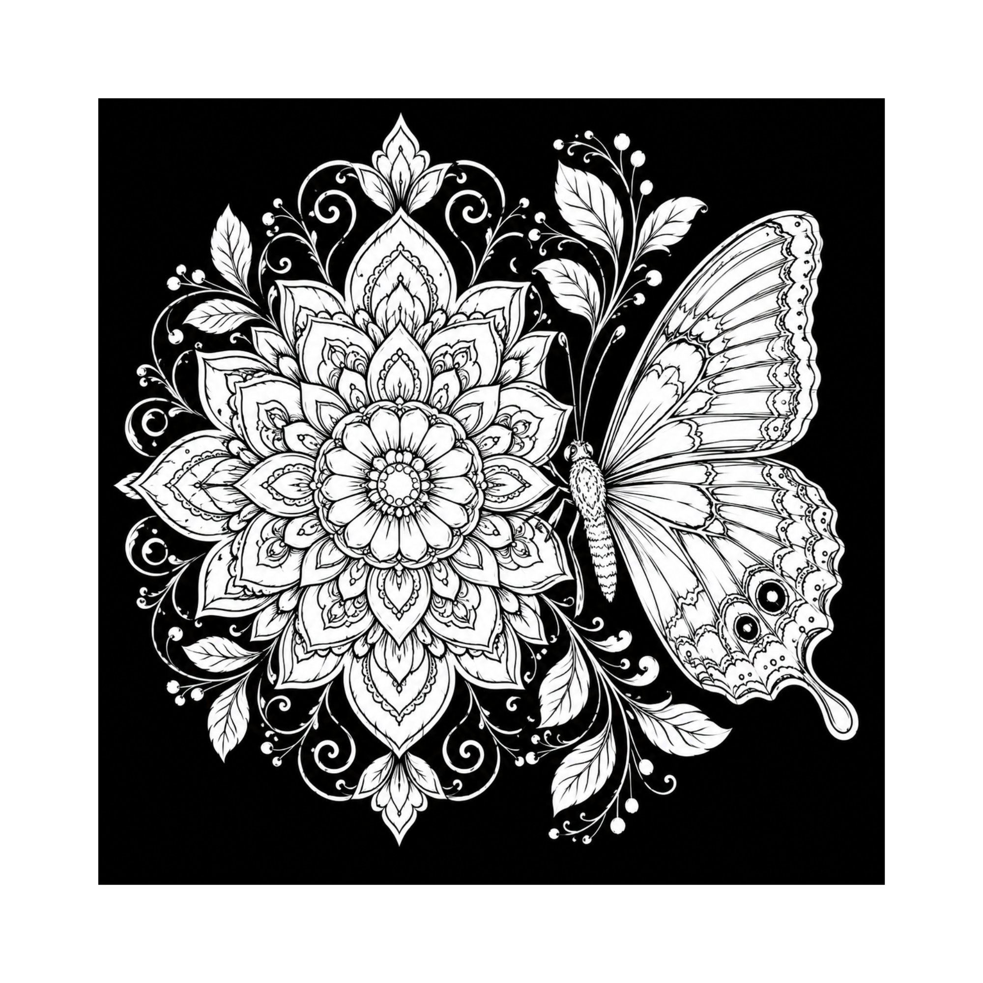 Mandalas. Poetische Illustrationen zum Ausmalen für Erwachsene