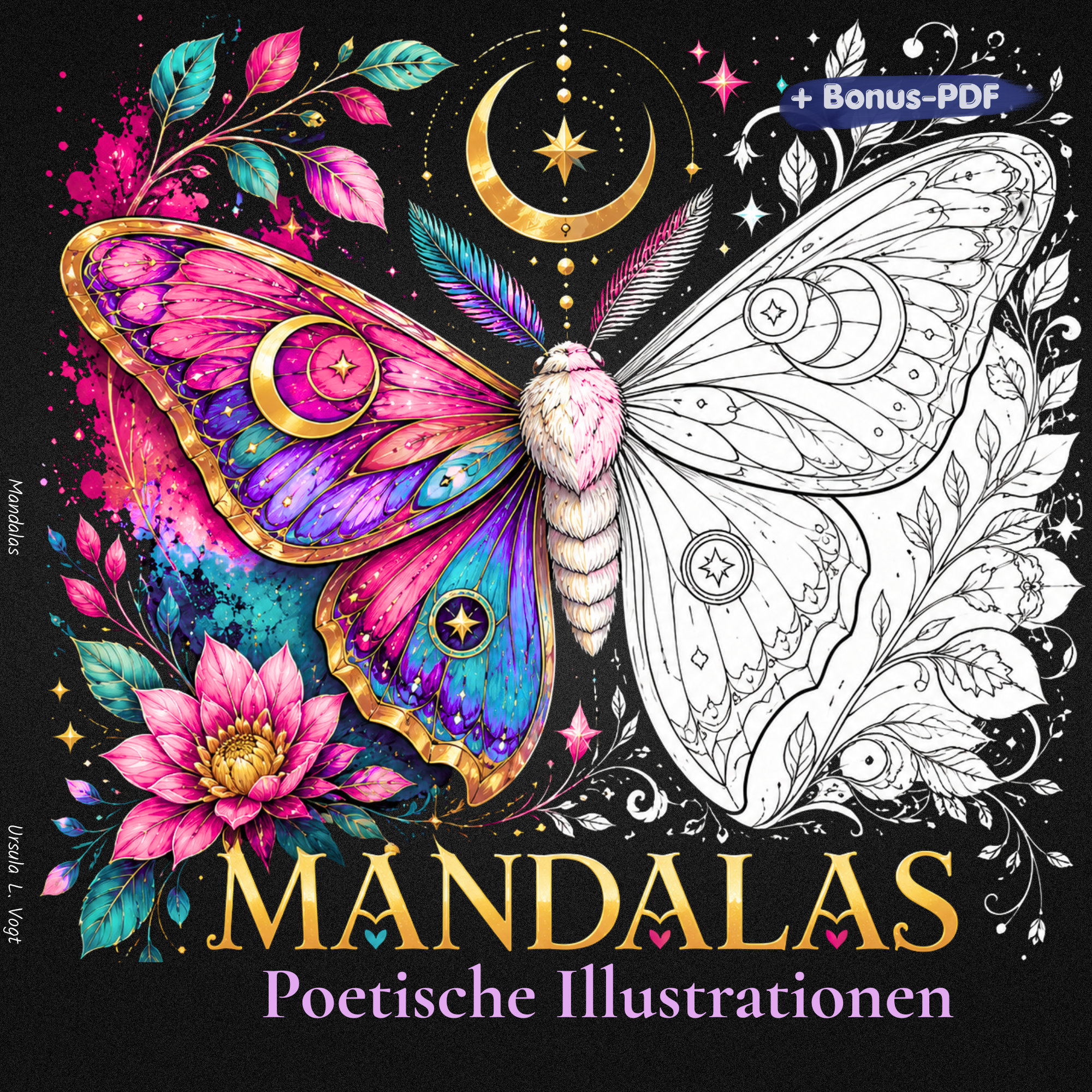 Mandalas. Poetische Illustrationen zum Ausmalen für Erwachsene