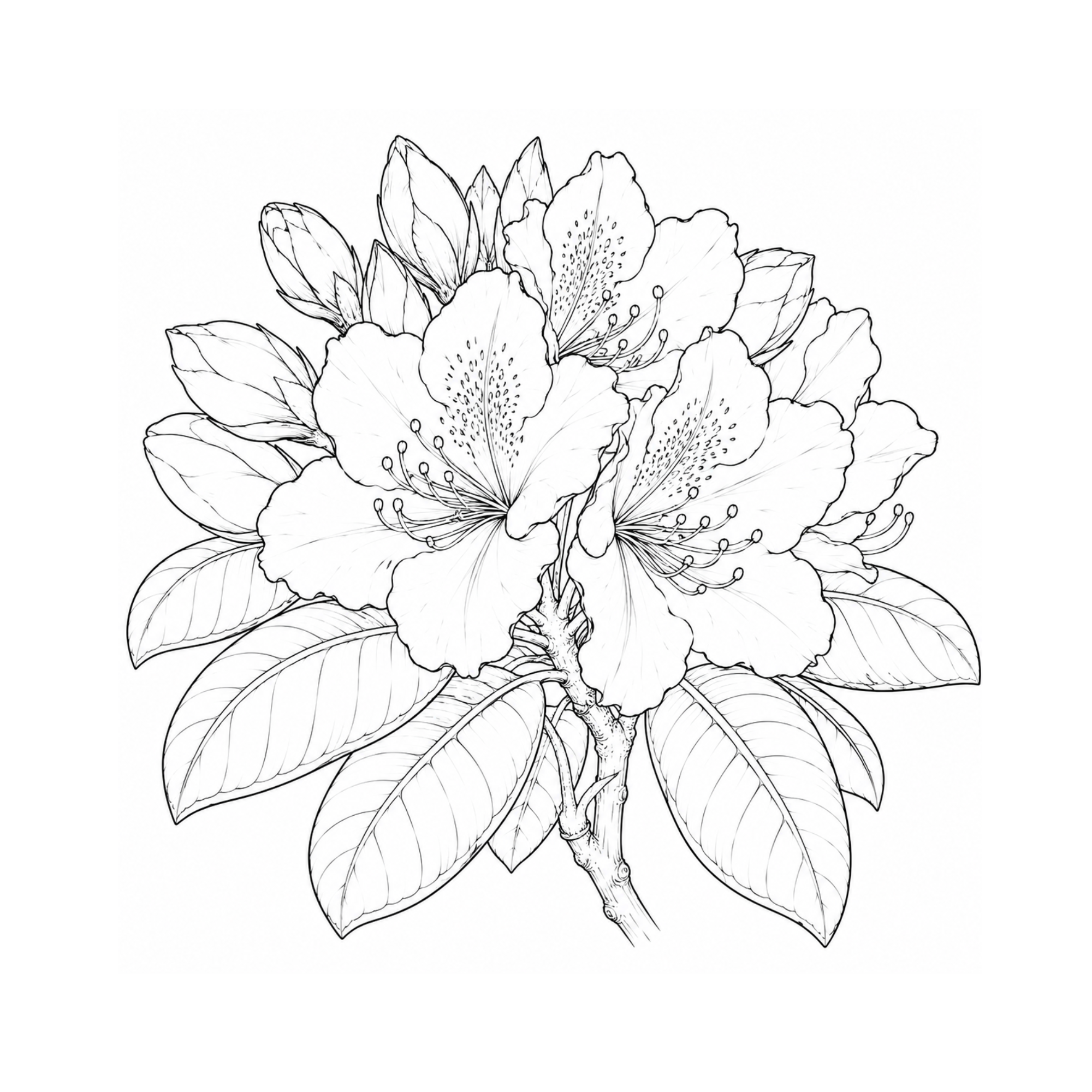 Blüten zum Ausmalen - Frühlingsblüten Band 1. 40 botanische Frühlingsblüten zum Ausmalen