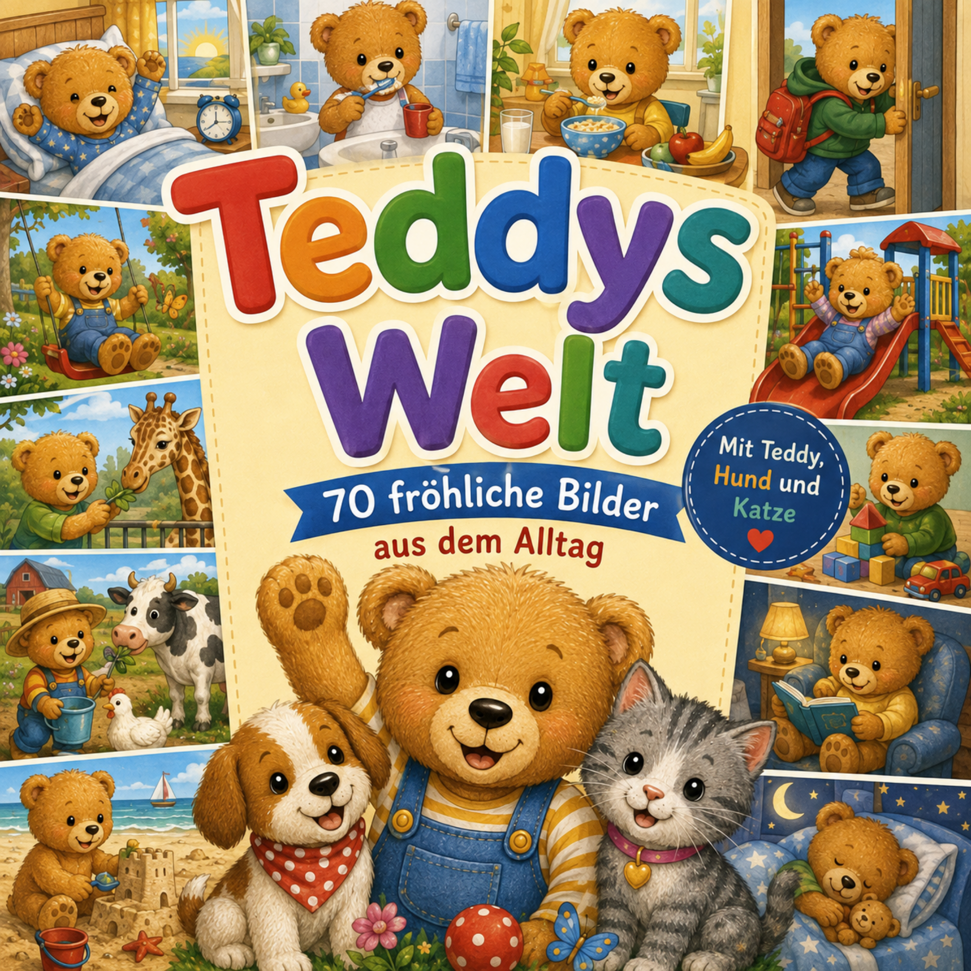 Teddys Welt - 70 fröhliche Bilder aus dem Alltag