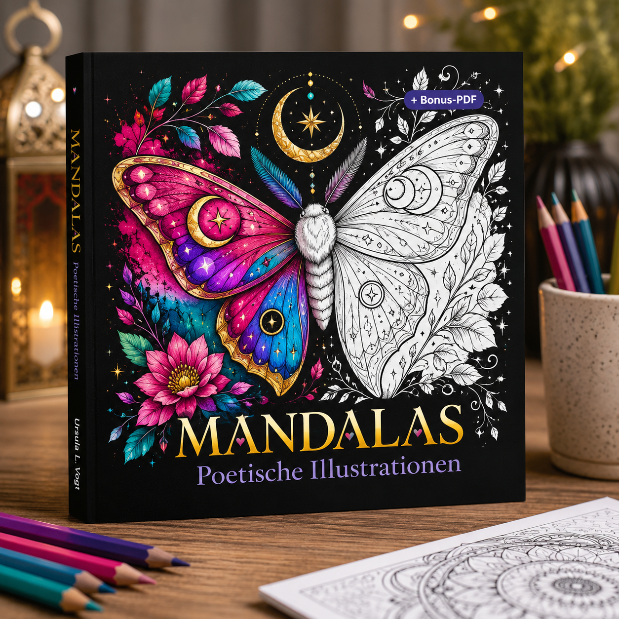 Mandalas. Poetische Illustrationen zum Ausmalen für Erwachsene