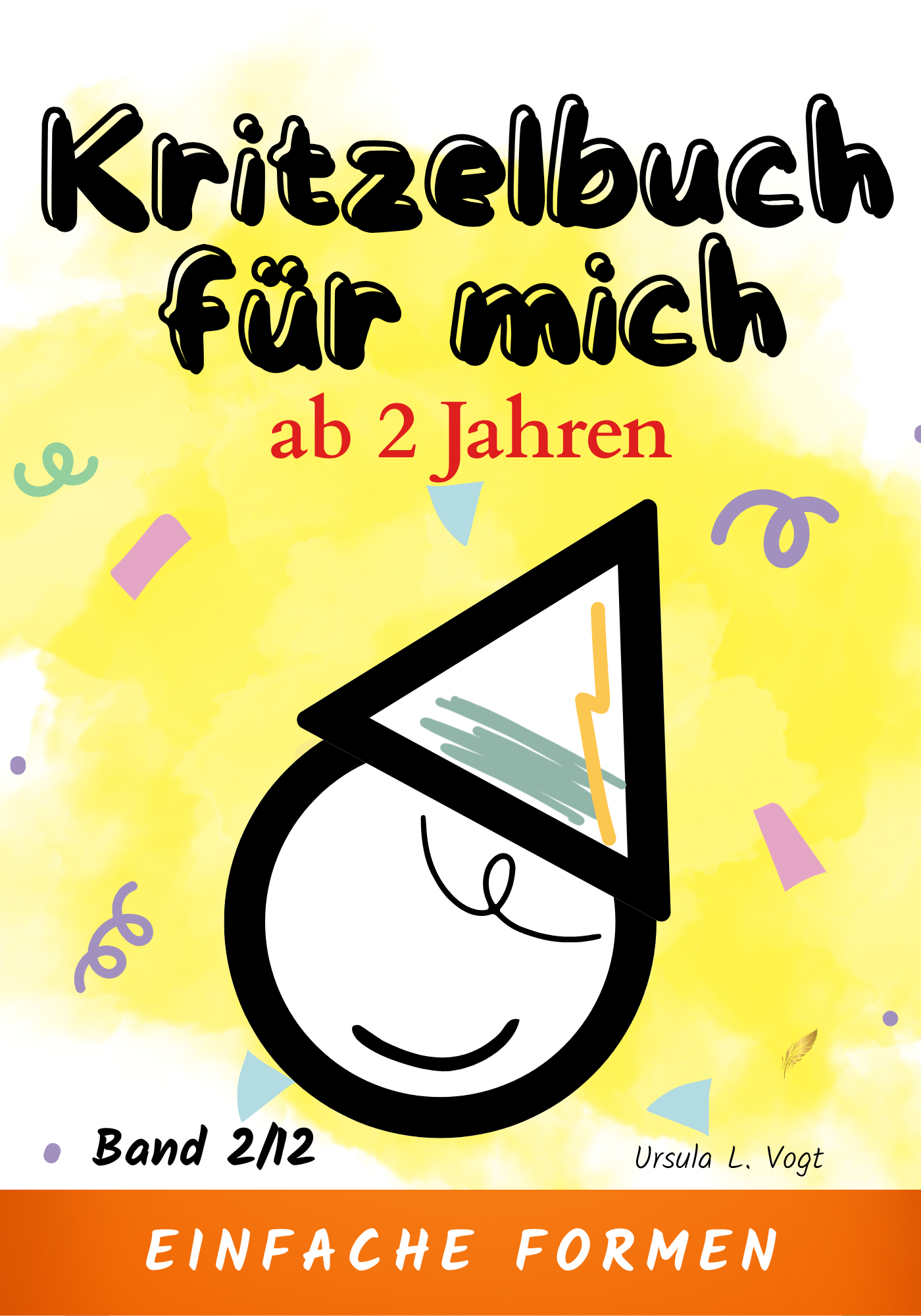 Malbuch ab 2 Jahre - dicke Linien - einfache Motive | Band 2/12