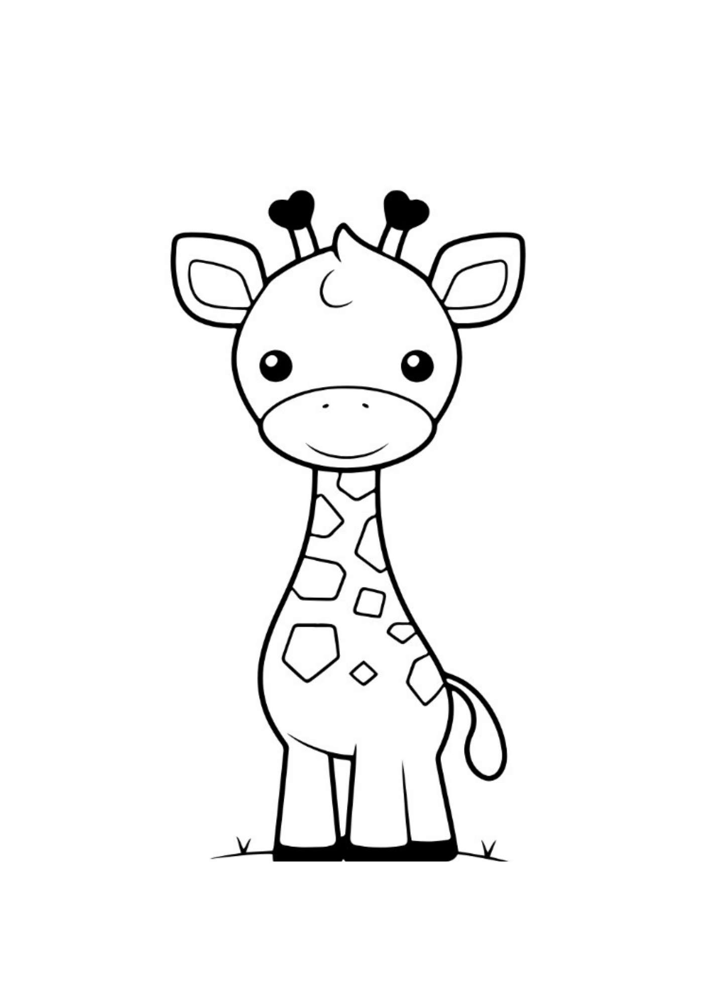 Babytiere für mich. Ab 4 - einzelne Motive. Malbuch für Kindergartenkinder.