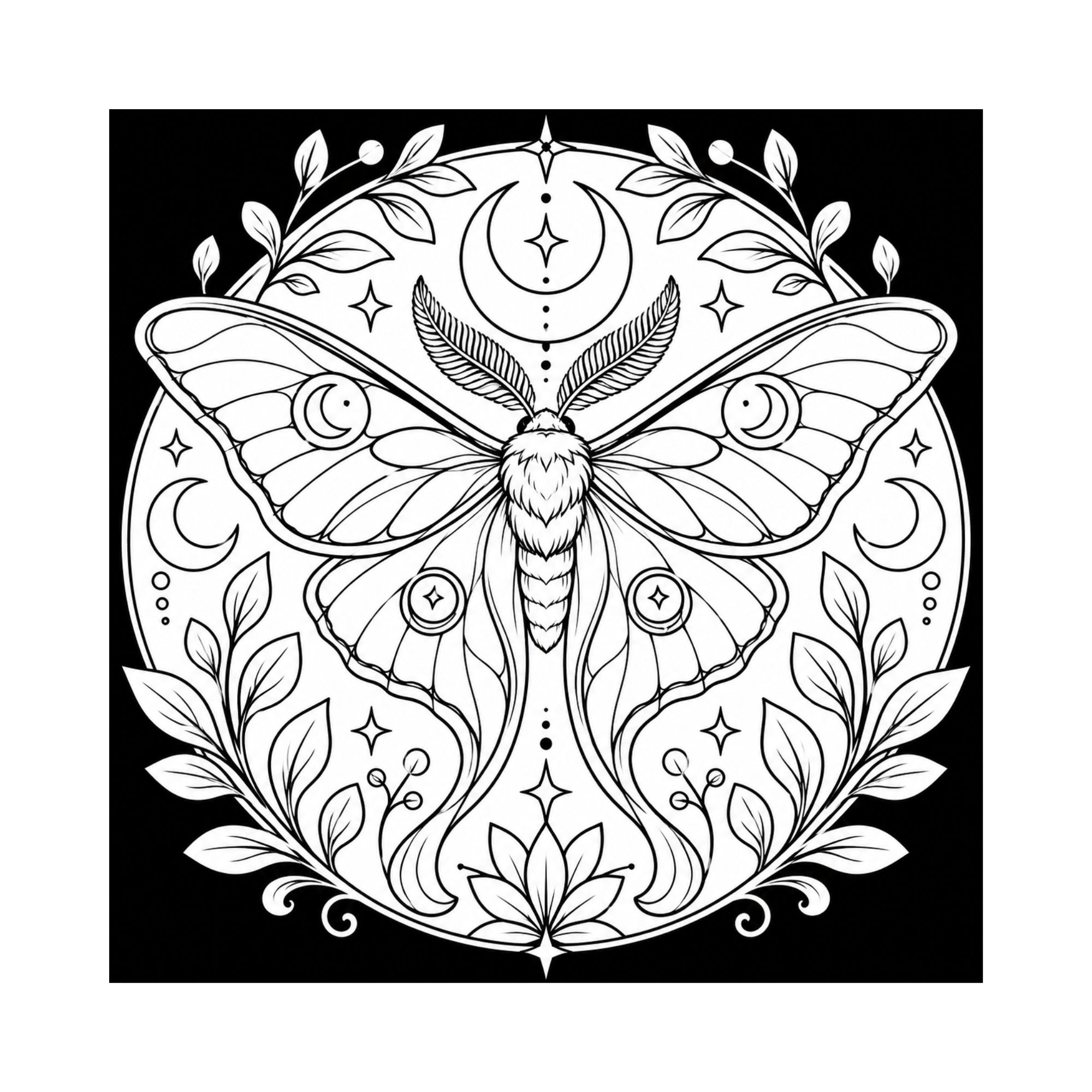 Mandalas. Poetische Illustrationen zum Ausmalen für Erwachsene