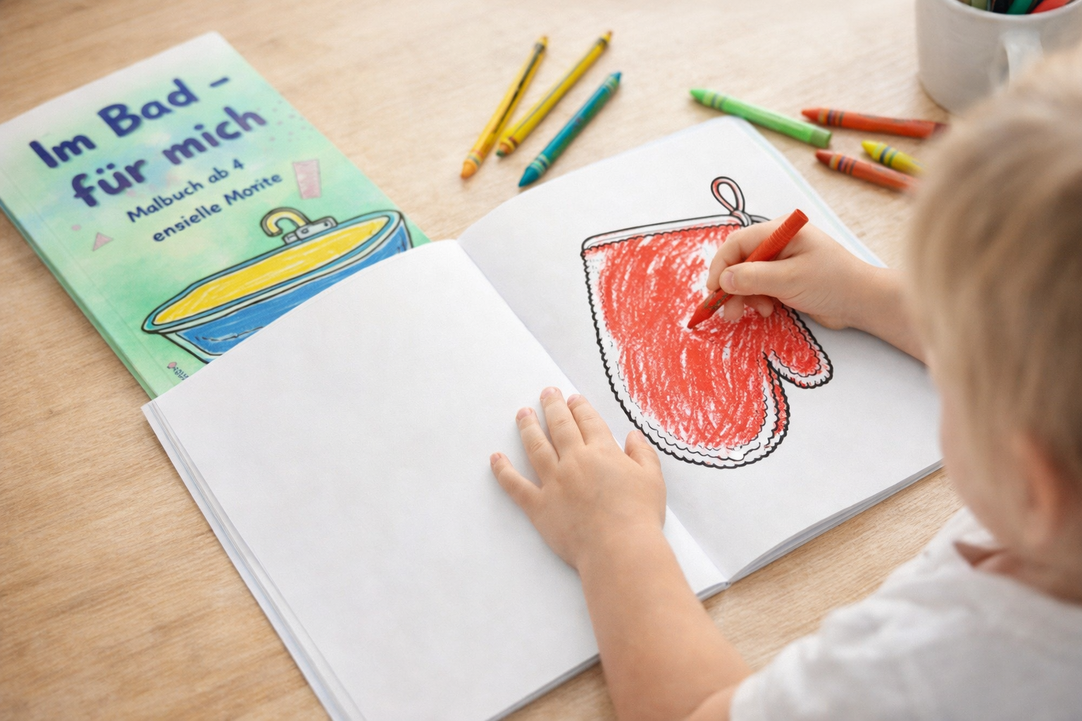 Bauernhof-Tiere für mich - ab 2 - dicke Linien - Malbuch für Kindergarten-Kinder