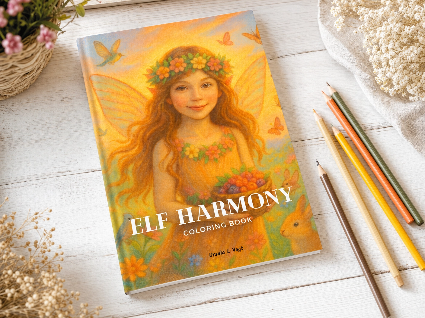 ELF HARMONY. 60 bezaubernde Elfen, einzelne Seiten zum Ausmalen