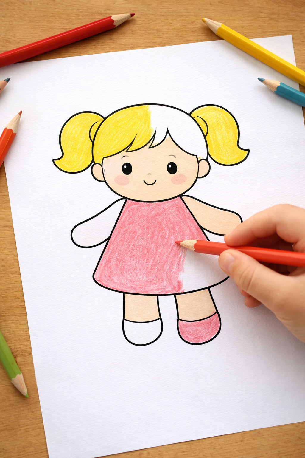 Babytiere für mich. Ab 2 - dicke Linien. Malbuch für Kindergartenkinder