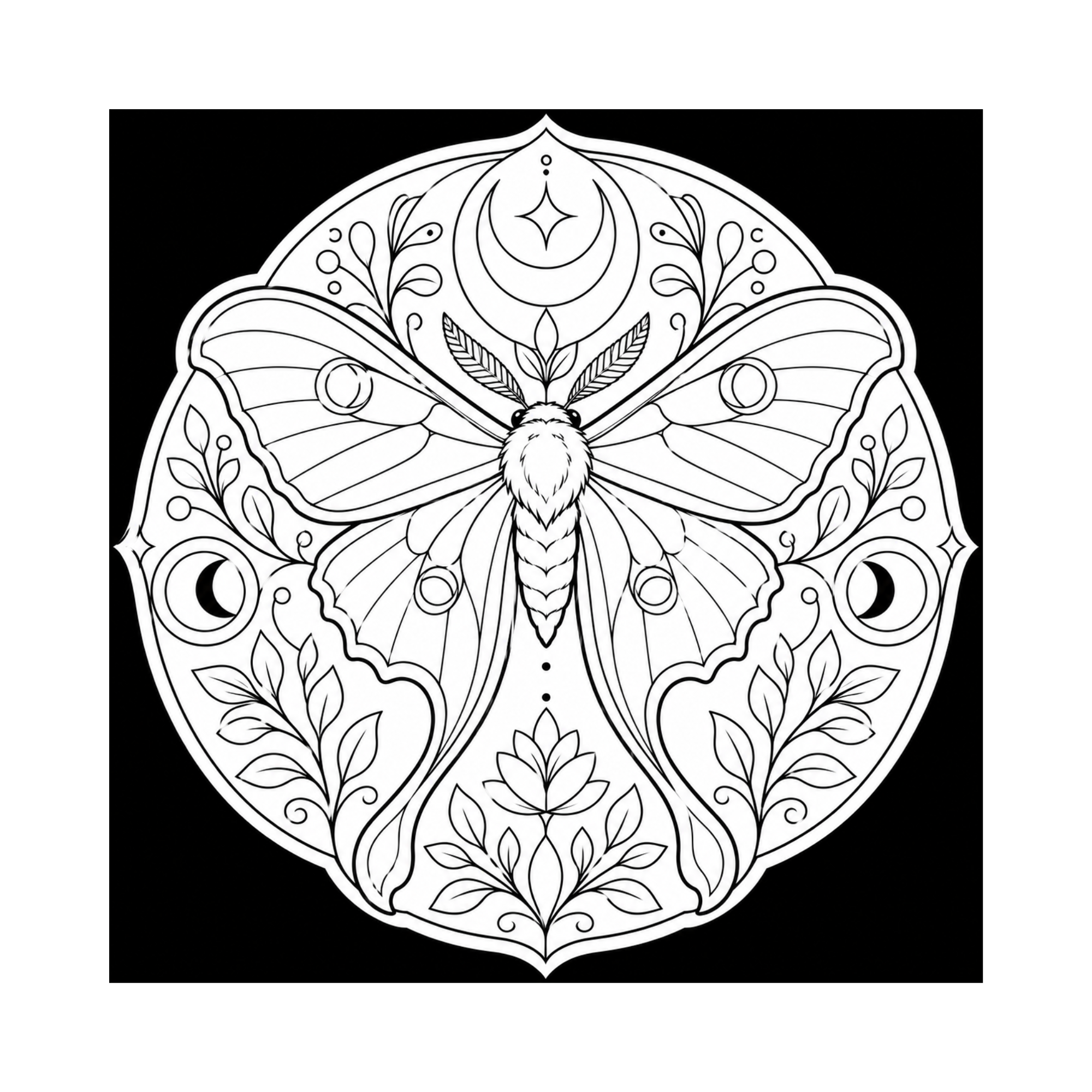 Mandalas. Poetische Illustrationen zum Ausmalen für Erwachsene
